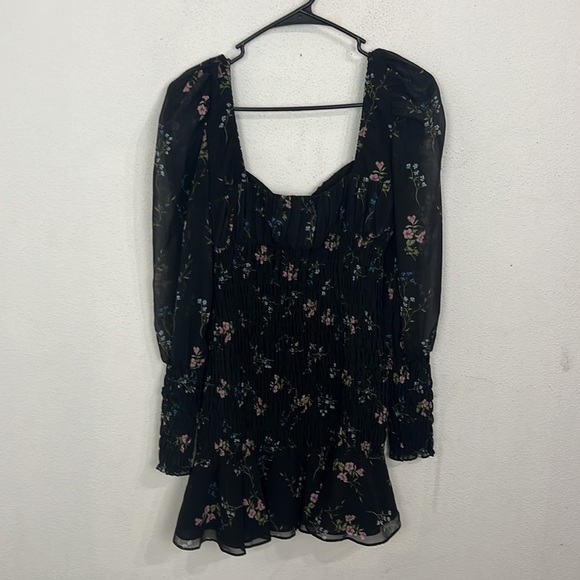 FOR LOVE AND LEMONS DIXON MINI DRESS-BLACK - Picture 6 of 11